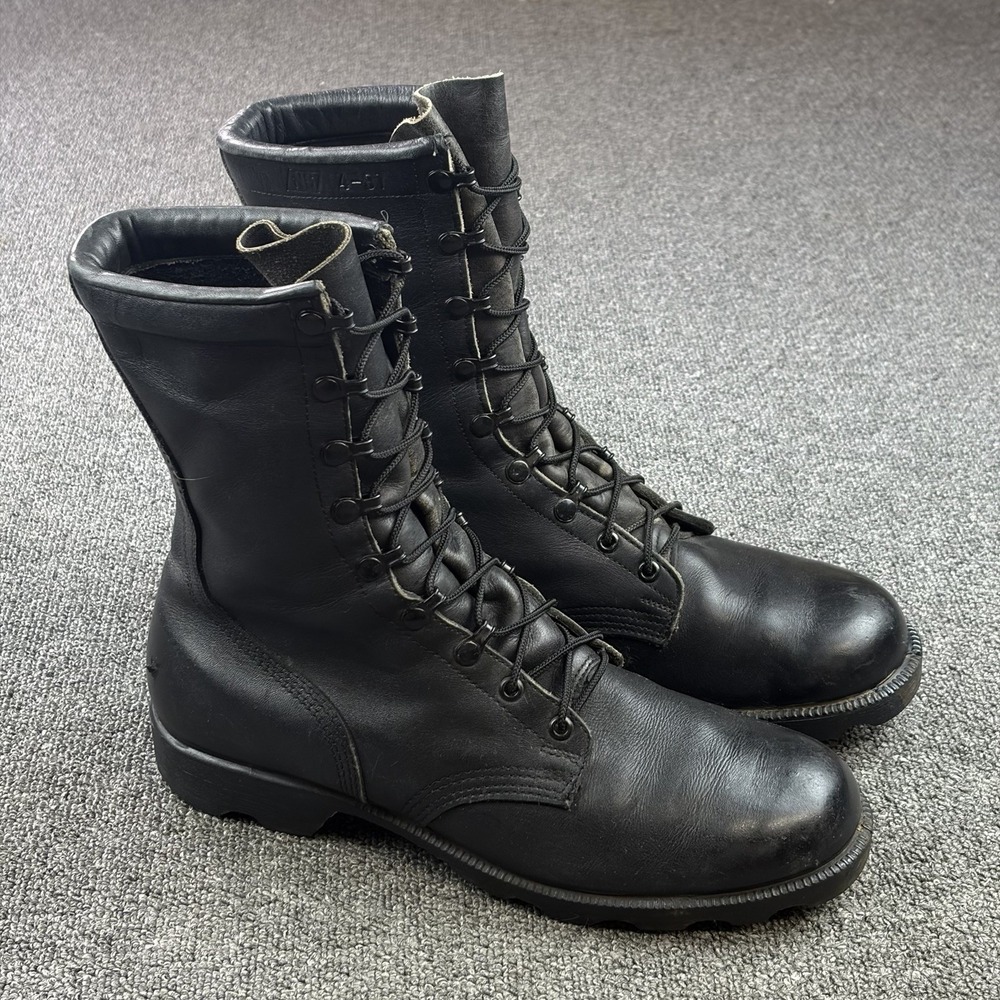Wellco Ro-Search US Military Combat Boots Leather 10.5R Mismatched 1993/1997